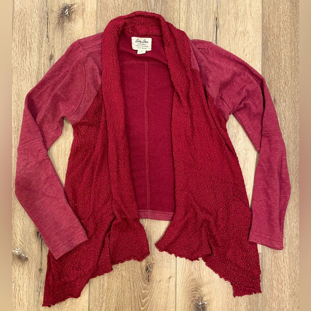 Lucky brand sweater jacket